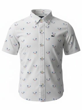 EUC! Boys Vineyard Vines Button Up Short Sleeve Size 6